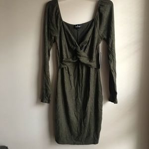 NWT Lulus Green Long Sleeve Mini Dress | Size: L